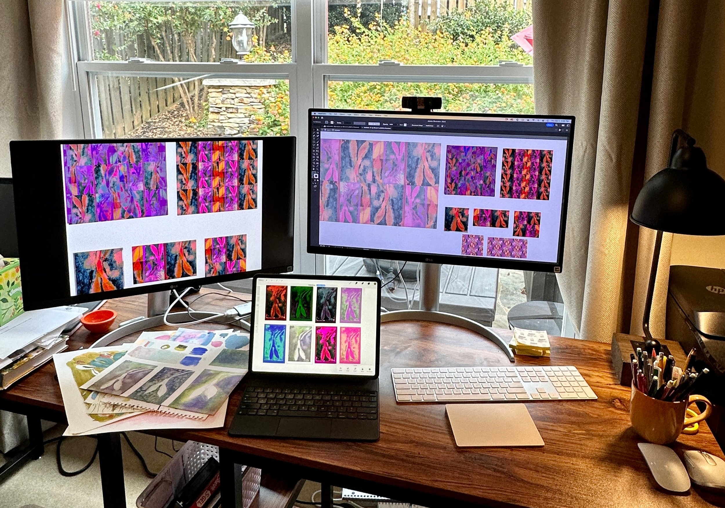 Debbie’s studio desk